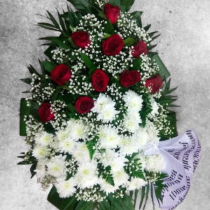 Bēru vainags ar rozēm