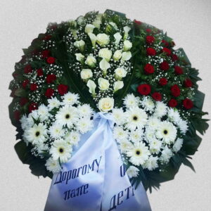 Sēru vainags ar lentu